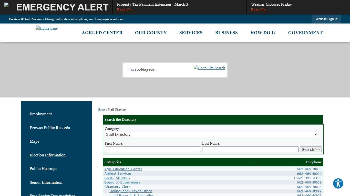 Staff Directory • DeSoto County, MS • CivicEngage
